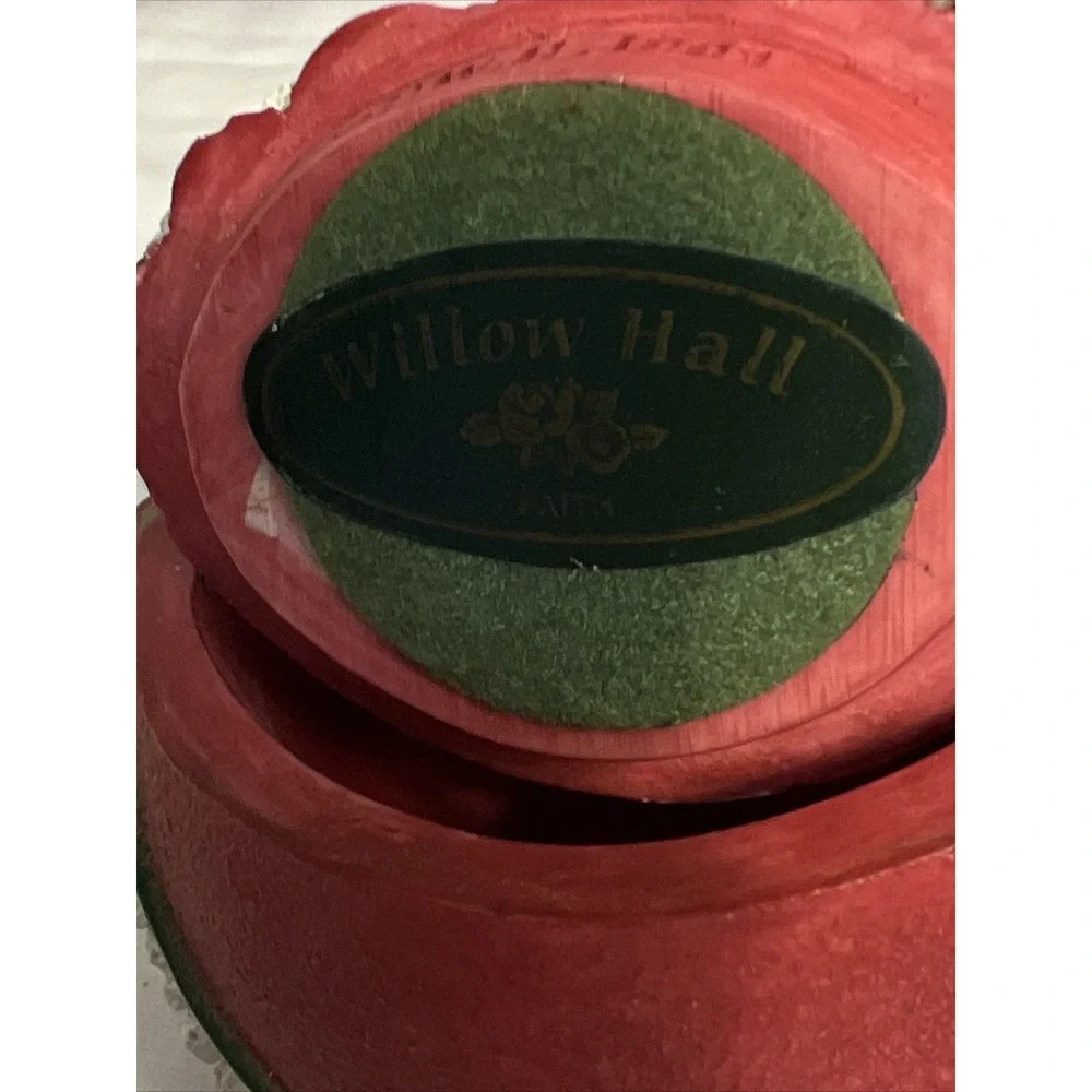 1997 Willow Hall Ceramic Jewelry Trinket Box Samantha